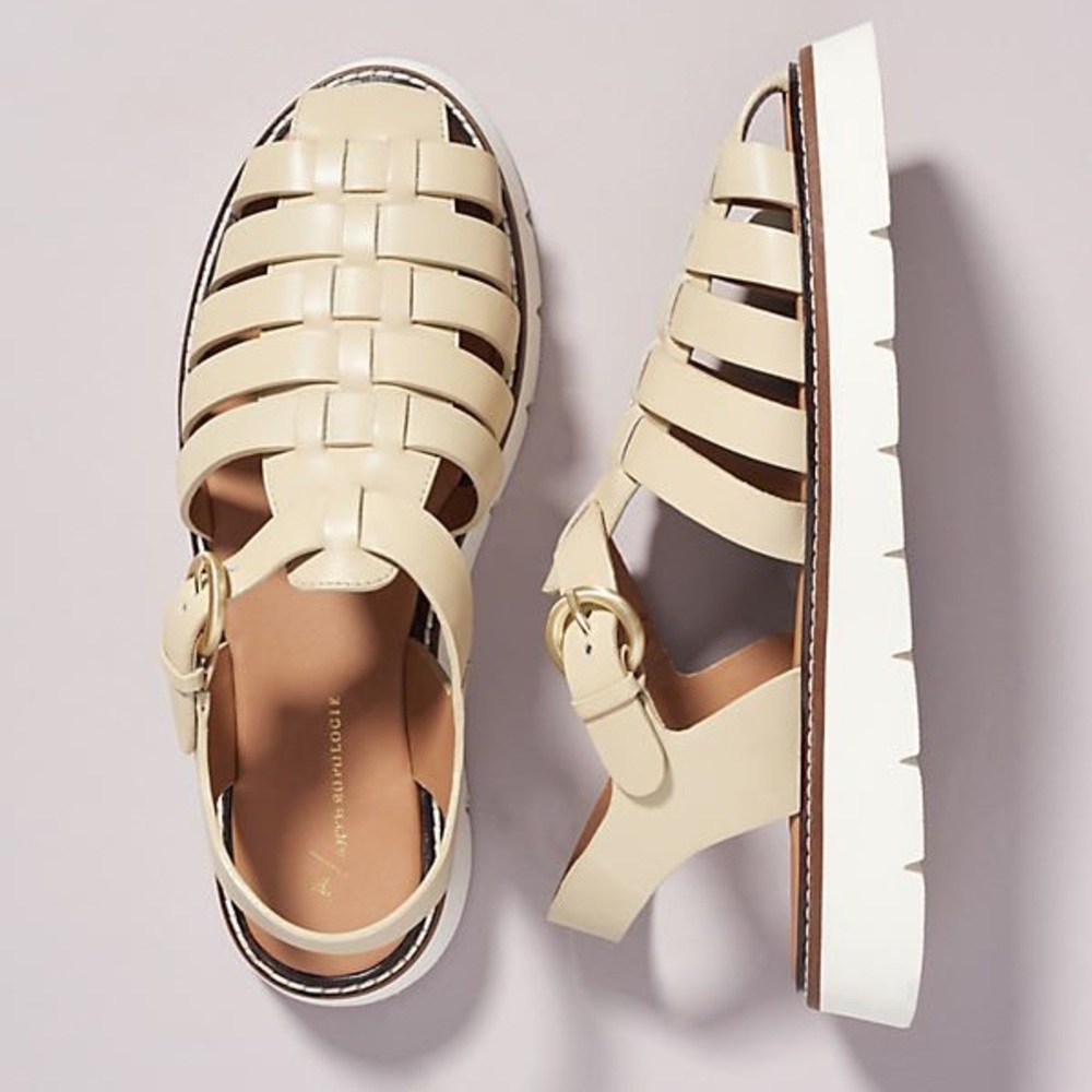 EUC By Anthropologie Fisherman Sandals